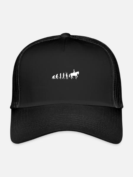 Equestrian Equestrian Evolution Gift - Trucker Cap - black/black - Front