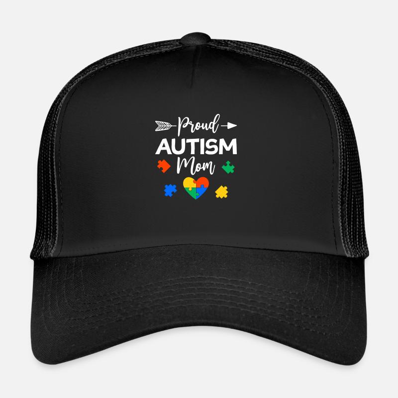 Proud Autism Mom Autismus Awareness Geschenk Trucker Cap