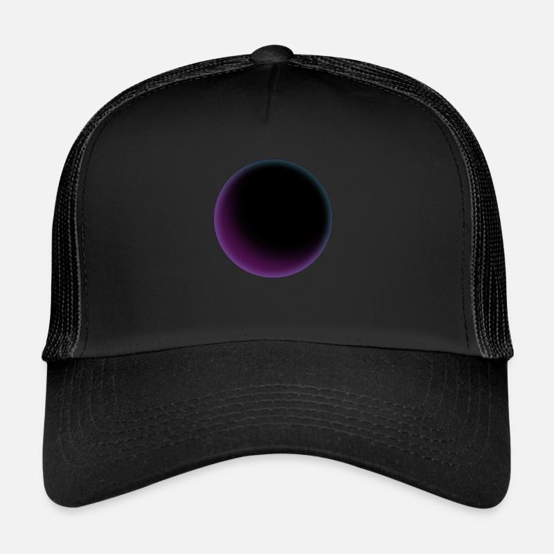 Cercle de trou noir coloré 2 Casquette trucker 