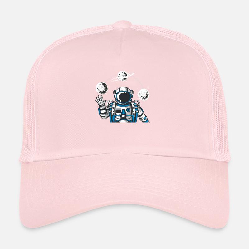 Hello Astronaut Trucker Cap