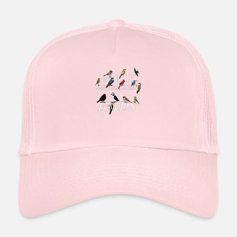 Easily Distracted By Birds Vogel Design Casquette trucker 