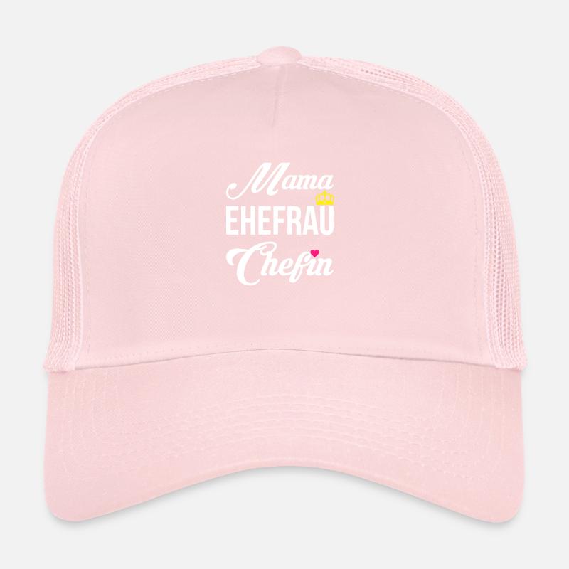 Mama Ehefrau Chefin Muttertag Mutter Geschenk Trucker Cap