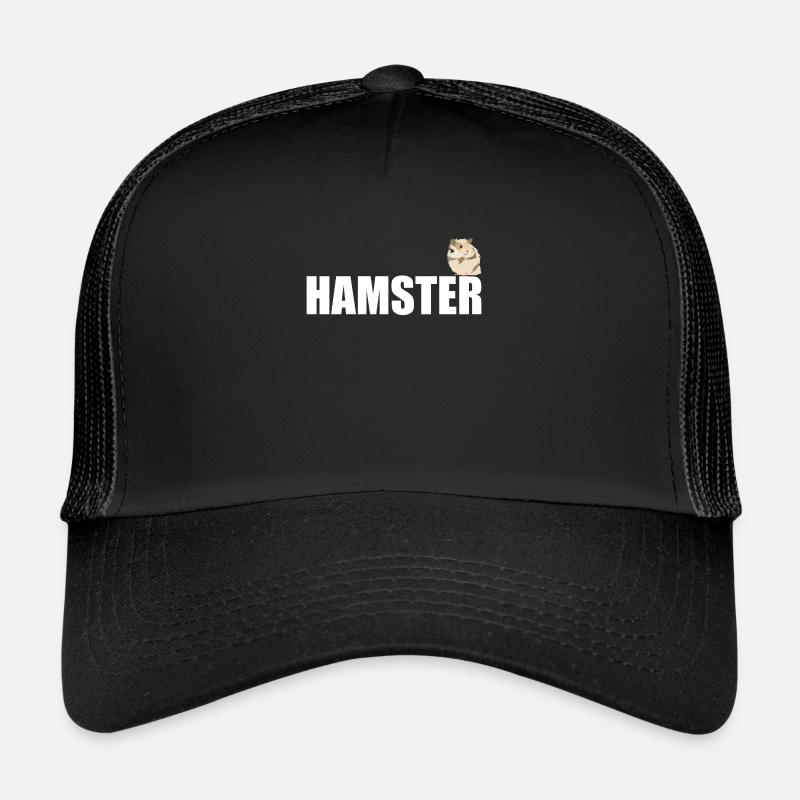 Hamster - Trucker Cap - Schwarz/Schwarz