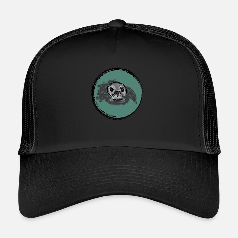 Phoques surgits / Surfacing Seal - Design II Casquette trucker 