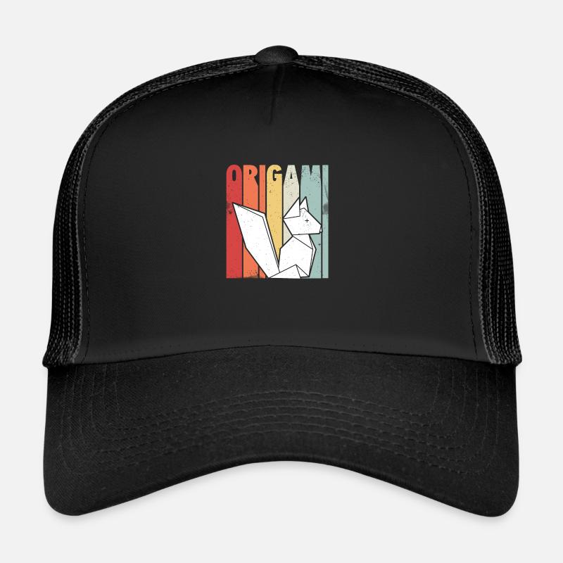Origami fox | Paper fold animals gift ideas Trucker Cap