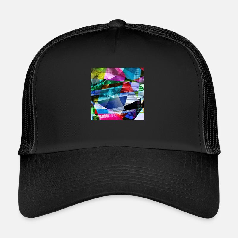 Polygonal kaleidoscope Trucker Cap
