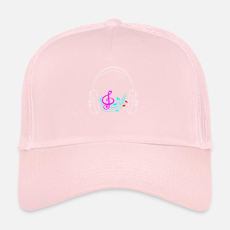 Headphone music notes Trucker Cap
