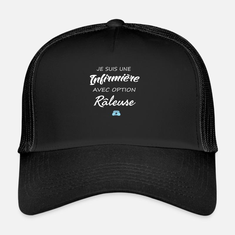 Je suis une infirmière avec option râleuse Casquette trucker 