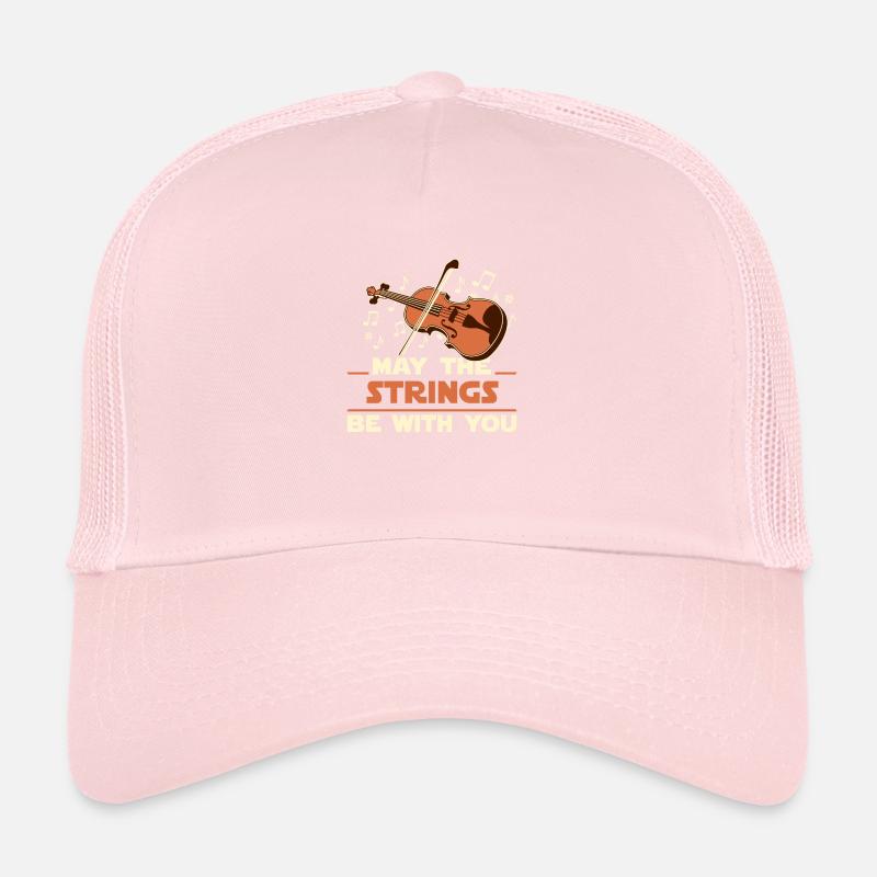 Violin fiddle player Trucker Cap