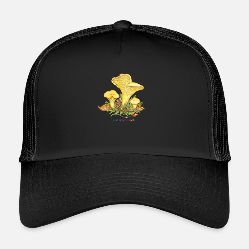 Pfifferling - Trucker Cap - Schwarz/Schwarz