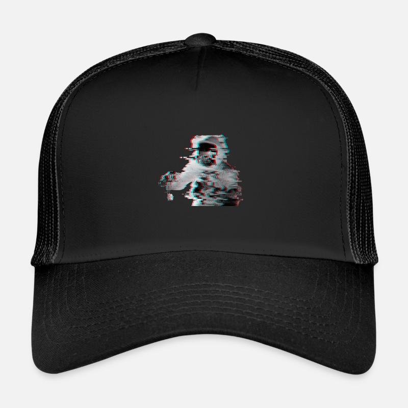 Glitch Astronaut Trucker Cap