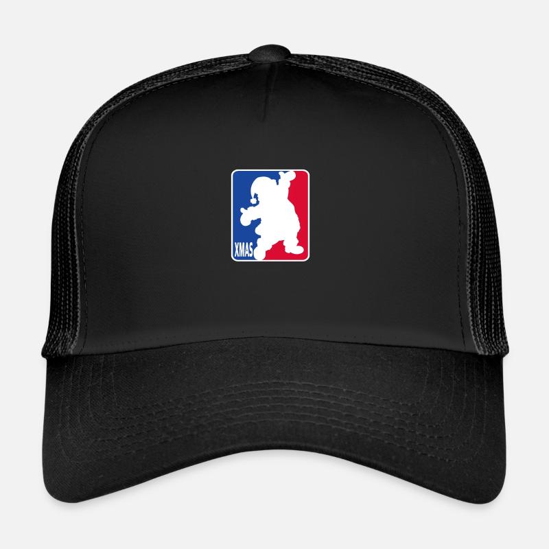 Noël De Noël Noël XMAS - Casquette trucker - noir/noir