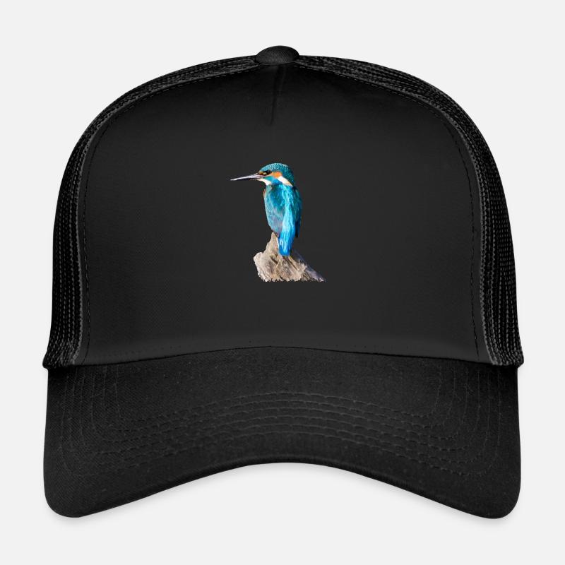kingfisher 01 - Trucker Cap - black/black