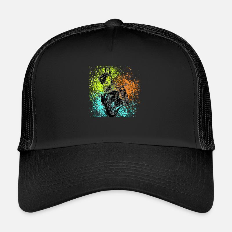 Motorcycle Trucker Cap