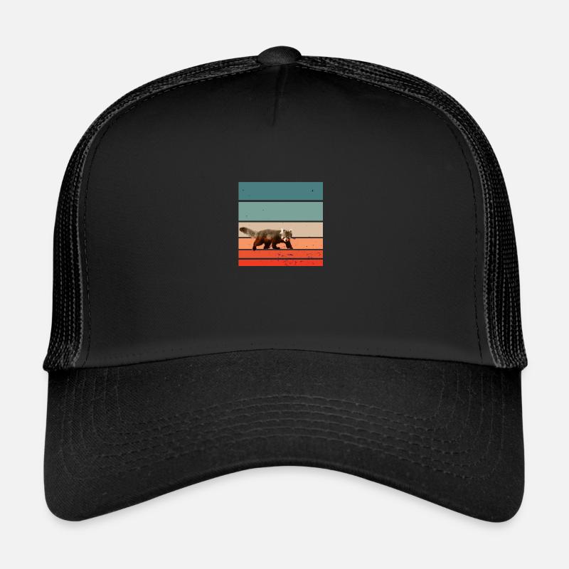 Panda rouge Casquette trucker 
