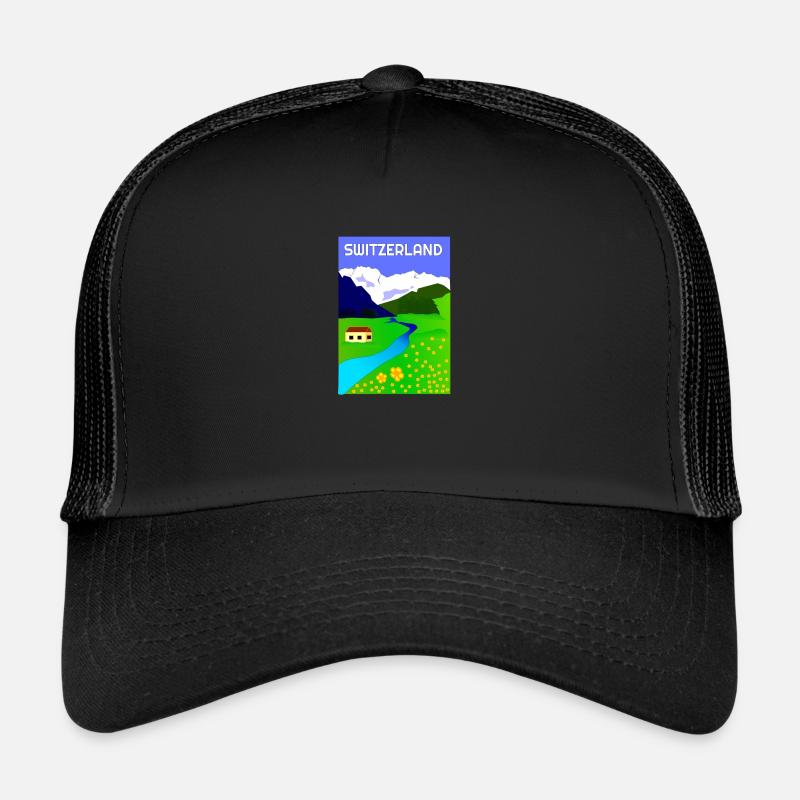 SUISSE Casquette trucker 