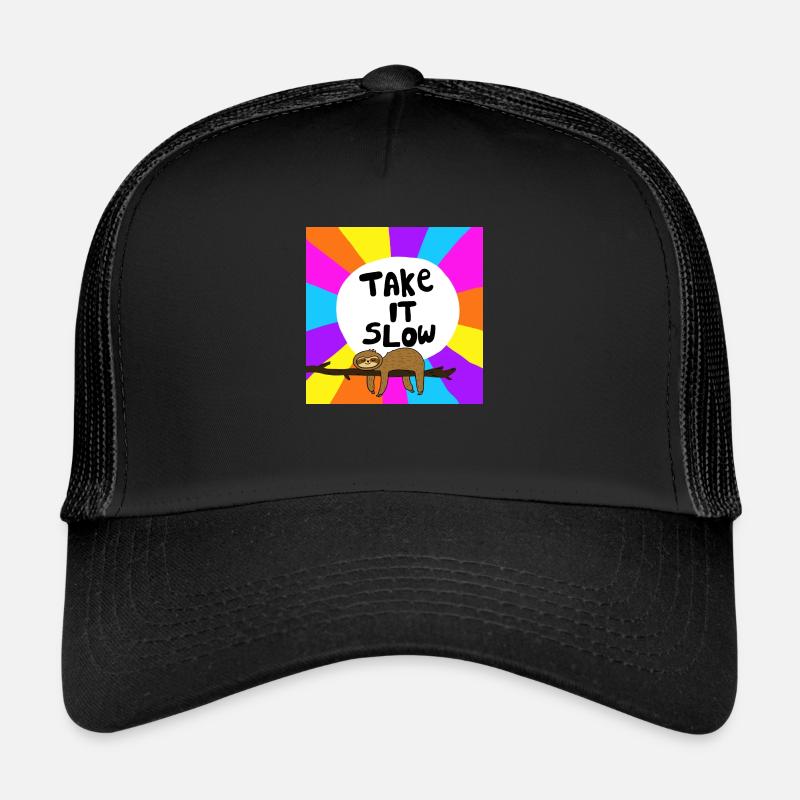 Take It Slow Sloth Casquette trucker 