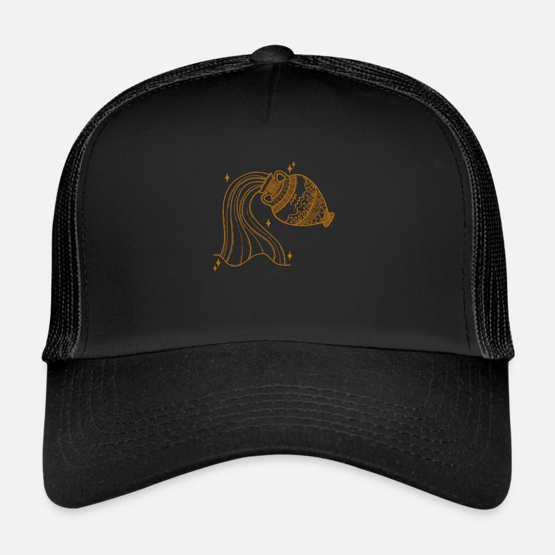 Signe du zodiaque Verseau Casquette trucker 