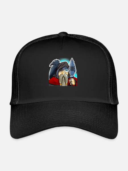 Haarglättung Odin - Trucker Cap - Schwarz/Schwarz