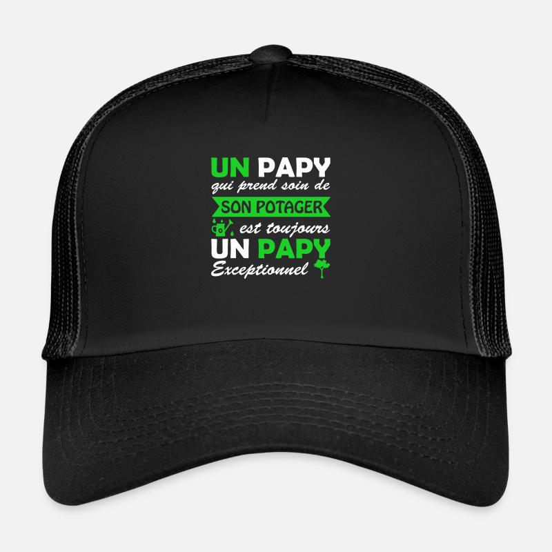 potager - papy exceptionnel / papy jardinier Casquette trucker 