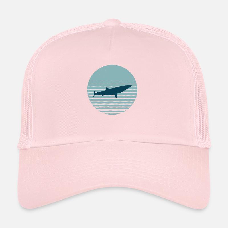 Requin dans l’eau Casquette trucker 