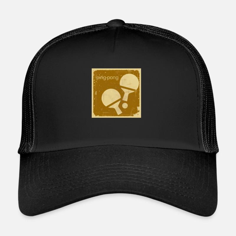 Vintage Ping Pong ping Trucker Cap