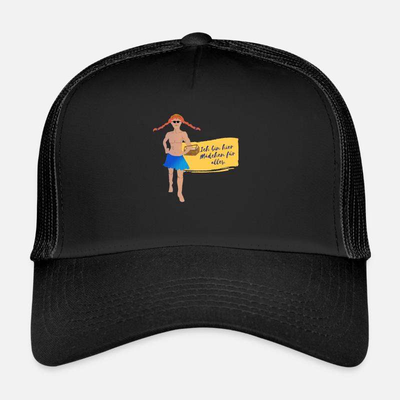 Mädchen für alles - Trucker Cap - Schwarz/Schwarz