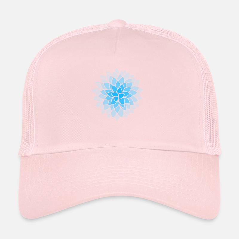 MUMS Flower fleurs bleu clair Casquette trucker 