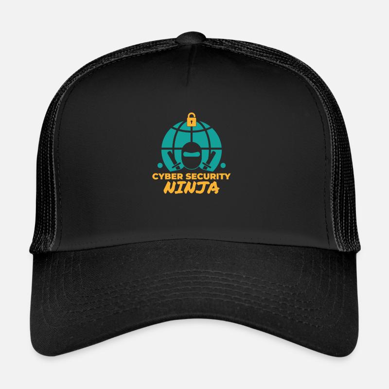 Cyber security ninja Programming Computer Science - Trucker Cap - black/black