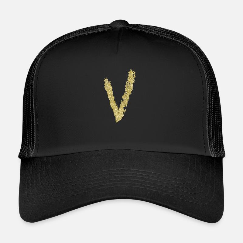 Lettre V Cadeau Nom 2 Casquette trucker 