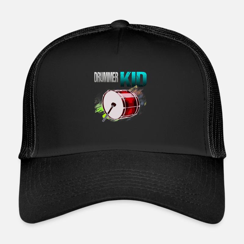 Drummer KID - Trucker Cap - black/black