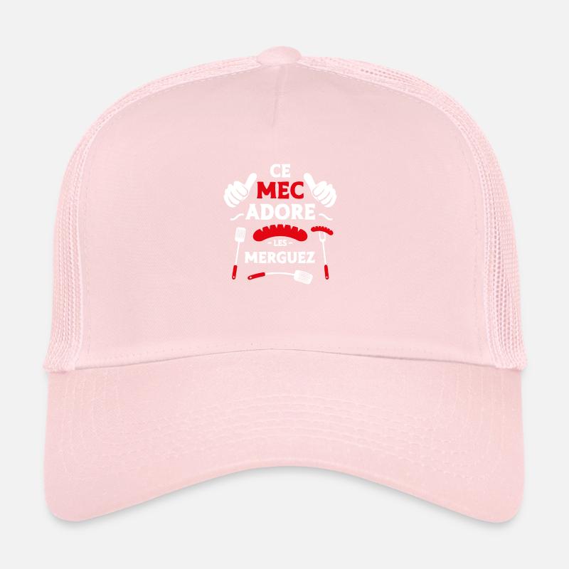 Ce mec adore les merguez Casquette trucker 