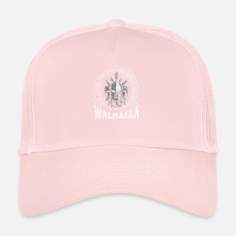 Valhalla Odin Wikinger Motiv Trucker Cap