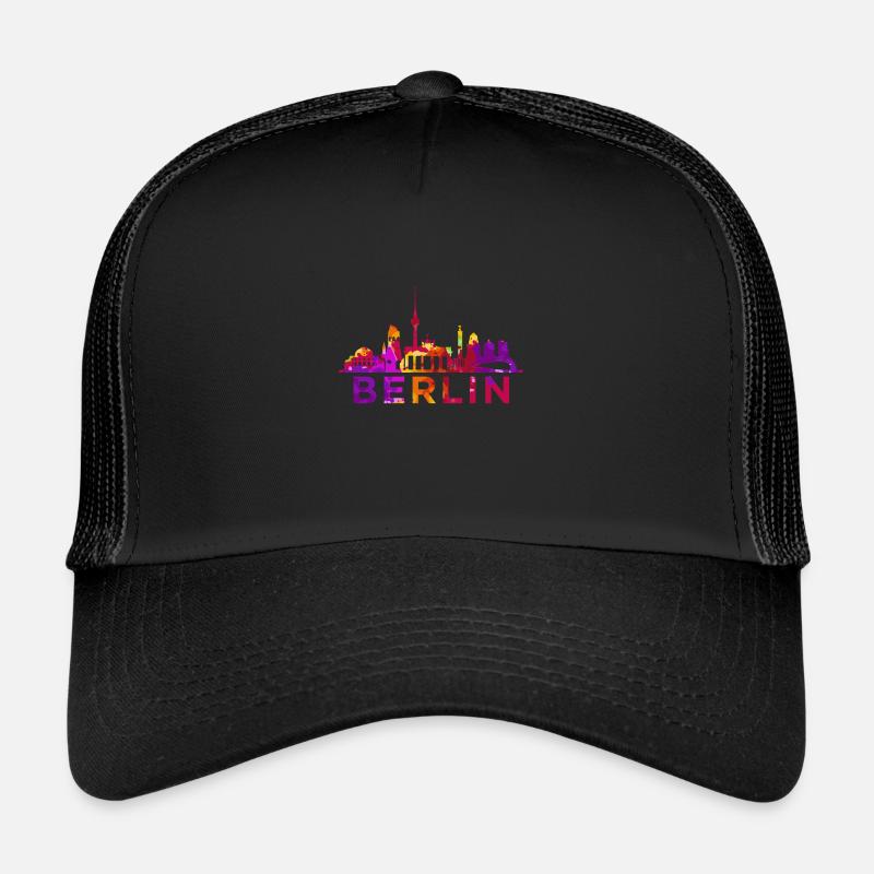 Berlin Skyline Impression Souvenir Geschenkidee Trucker Cap