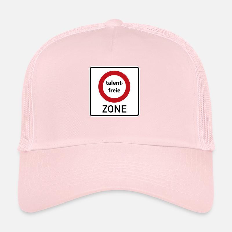 talent-freie ZONE Schild Trucker Cap