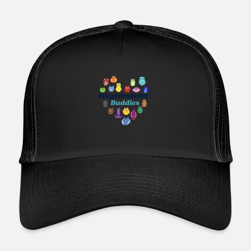 Nightshift Buddies Owls Trucker Cap