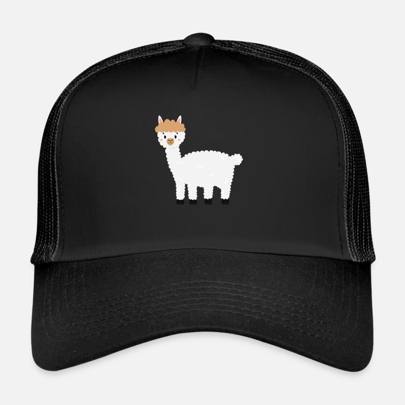 Lama - Casquette trucker  - noir/noir