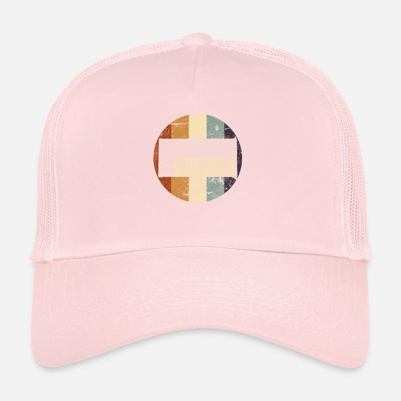 Retro Music Synthesizer Musician DJ Trucker Cap