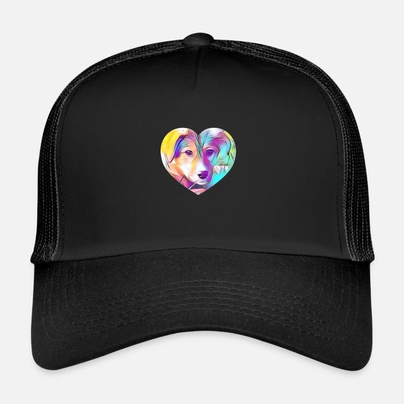 Chien Casquette trucker 