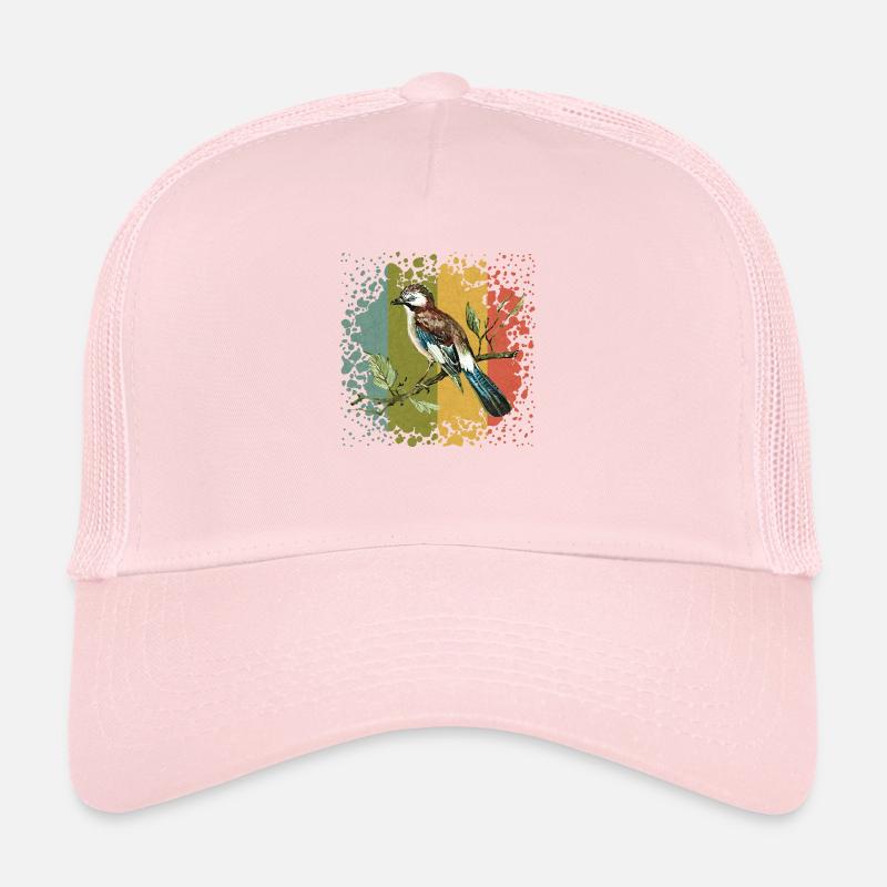 Oiseau coloré Casquette trucker 