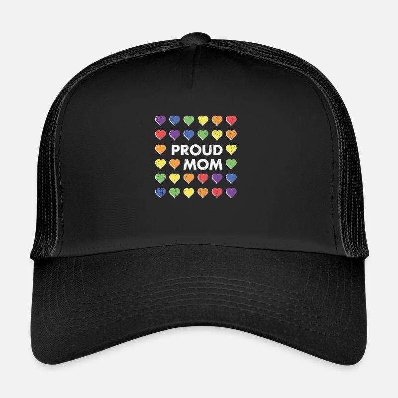 Stolze Mutter LGBT Herzen verzweifelt Trucker Cap