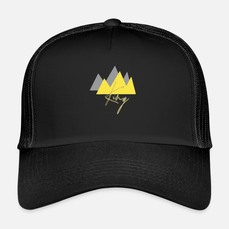 Montagnes Minimaliste Ultimate Gray Illuminating Casquette trucker 