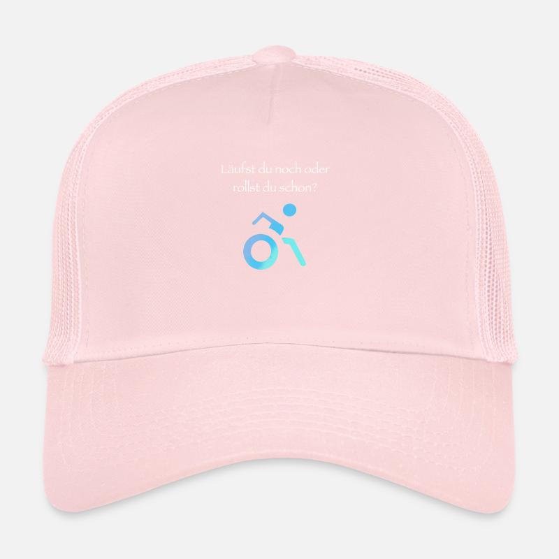 Läufst du noch oder rollst du schon? Trucker Cap