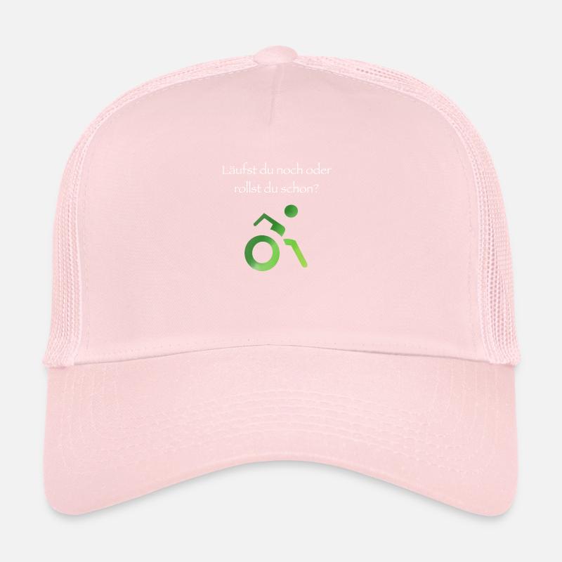 Läufst du noch oder rollst du schon? Trucker Cap