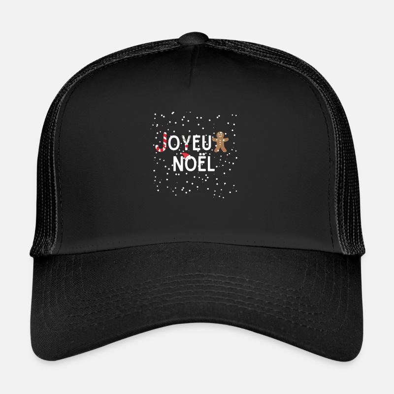 Joyeux noël - Casquette trucker  - noir/noir