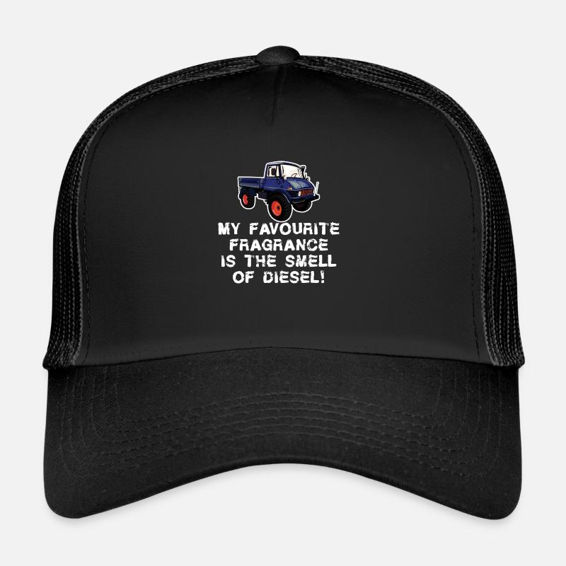 Ma fragrace préférée - Diesel - Unimog - Oldtimer Casquette trucker 
