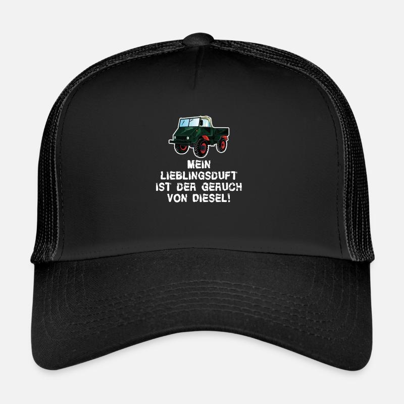 Mein Lieblingsduft ist Diesel! Unimog - Oldtimer Trucker Cap