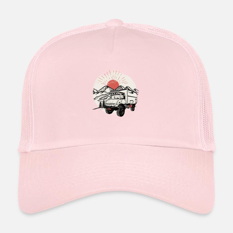 Camping - Unimog - Aventure - Oldtimer Casquette trucker 