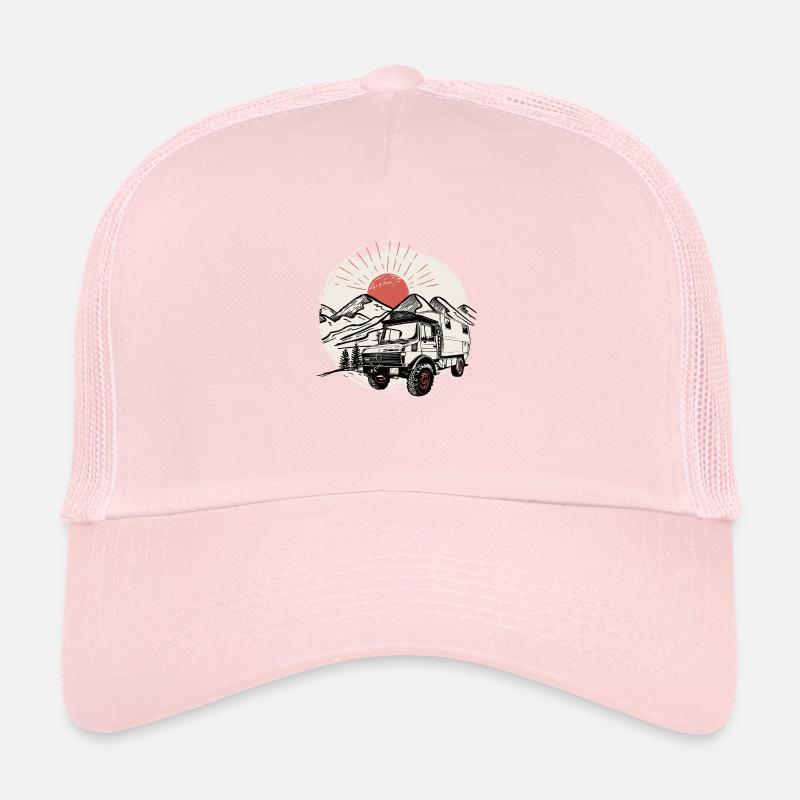 Camping - Unimog - Aventure - Oldtimer Casquette trucker 