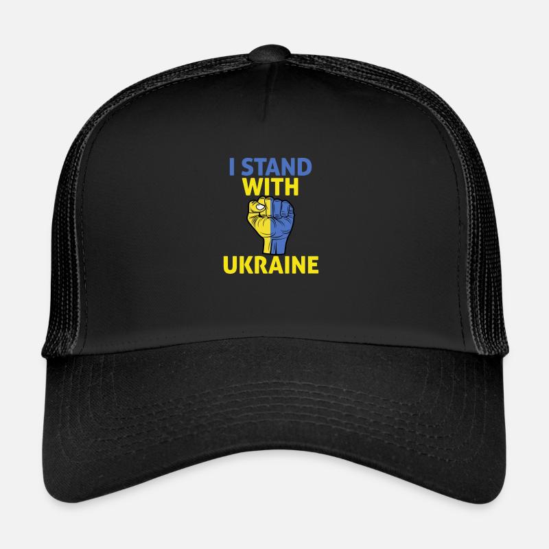 I support Ukraine Trucker Cap